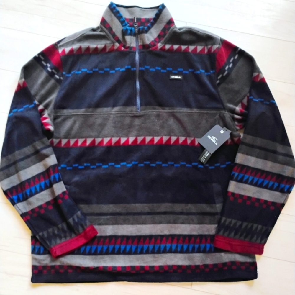 O'Neill NEW Carson Quarter Zip SuperFleece Jacket